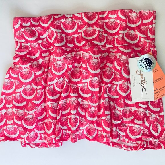 GOTTEX Women's Athletic Skort "Coral Seashell" NWT Size XL - Picture 1 of 7